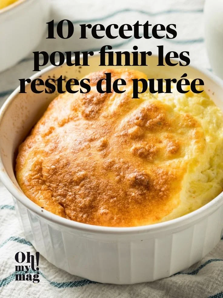 Recettes créatives pour utiliser les restes de purée en cuisine