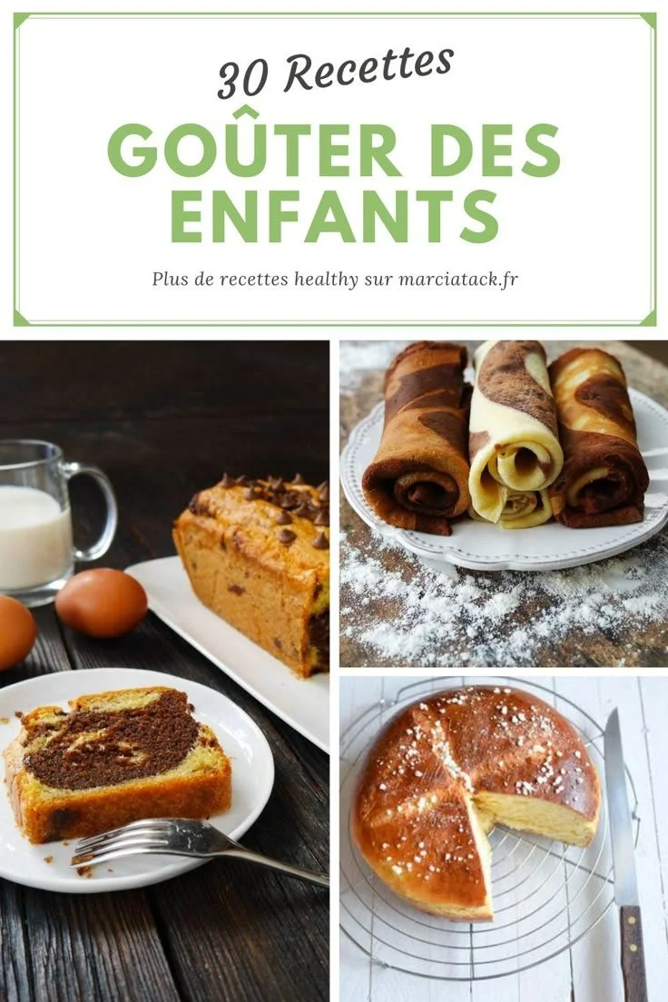 Recettes goûter fait-maison pour la collation des enfants