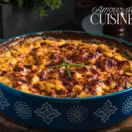 Gratin de potimarron préparé selon une recette facile et rapide