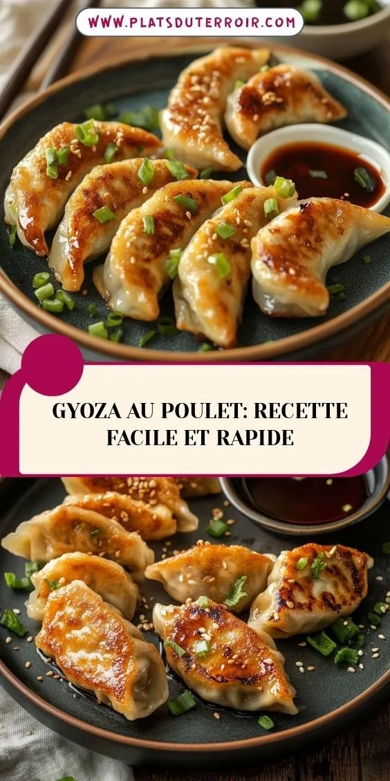 Recette de gyoza au poulet - plat asiatique savoureux et facile à préparer