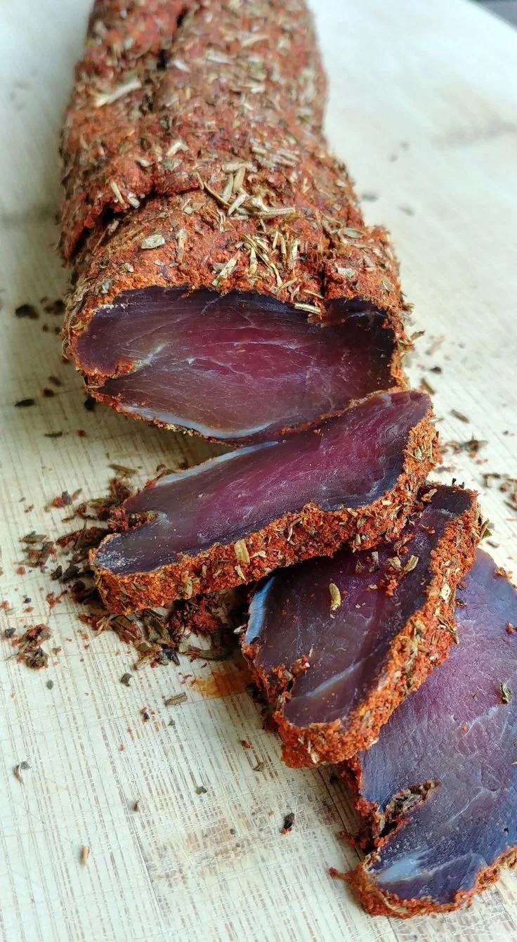 Lomo maison au paprika and herbes de Provence served on a plate