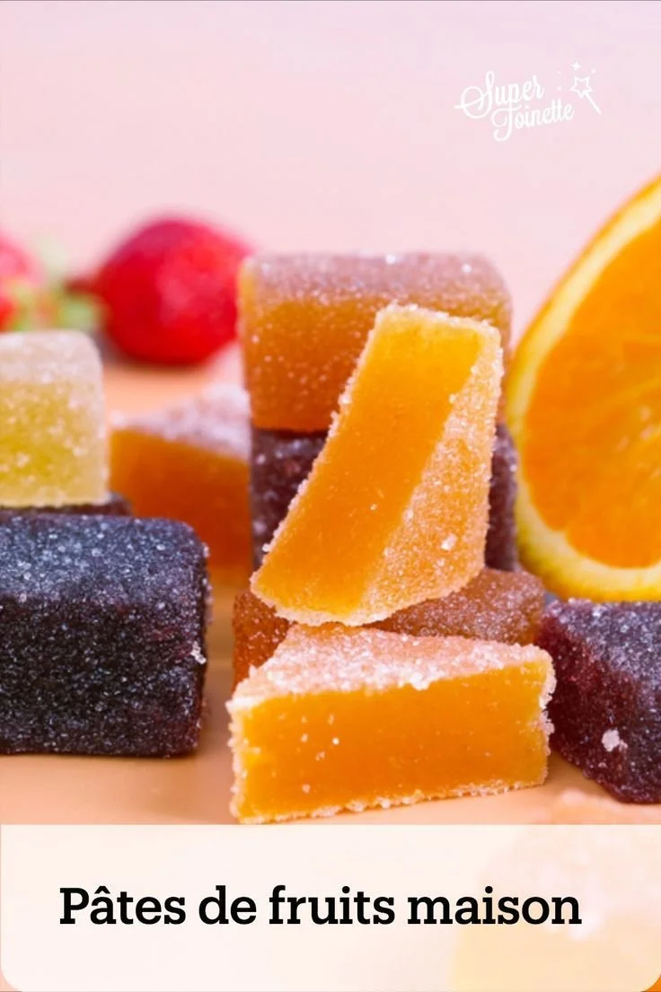 Recette de pâtes de fruits maison aux fruits naturels