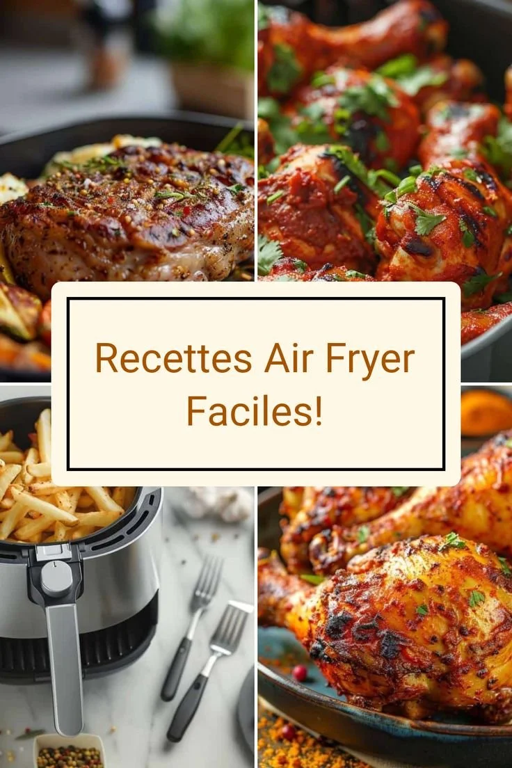 Recettes faciles à préparer avec un air fryer pour des plats sains et savoureux